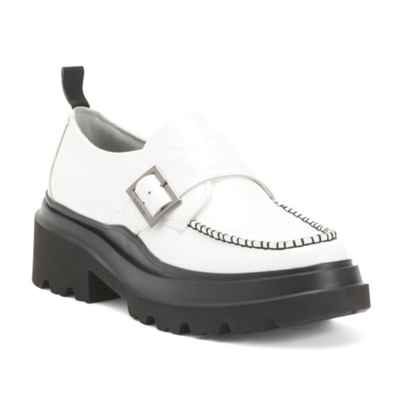GH BASS Leather Platform Derby Shoes - Picture 1 of 3